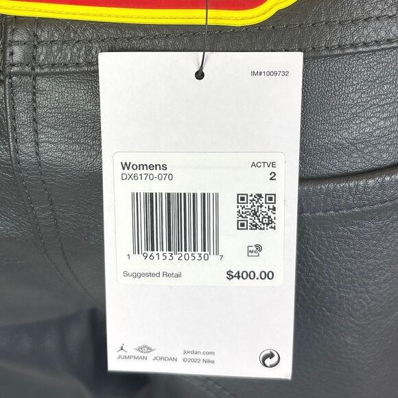 NEW $400 Nike Jordan x Travis Scott Cactus Jack Genuine Leather Moto Pants Sz 2 - Picture 4 of 16